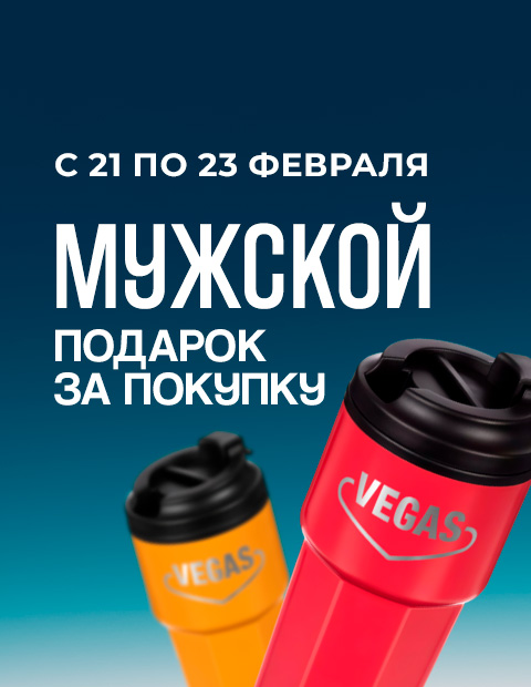 Подарок за покупку в VEGAS к 23 февраля 